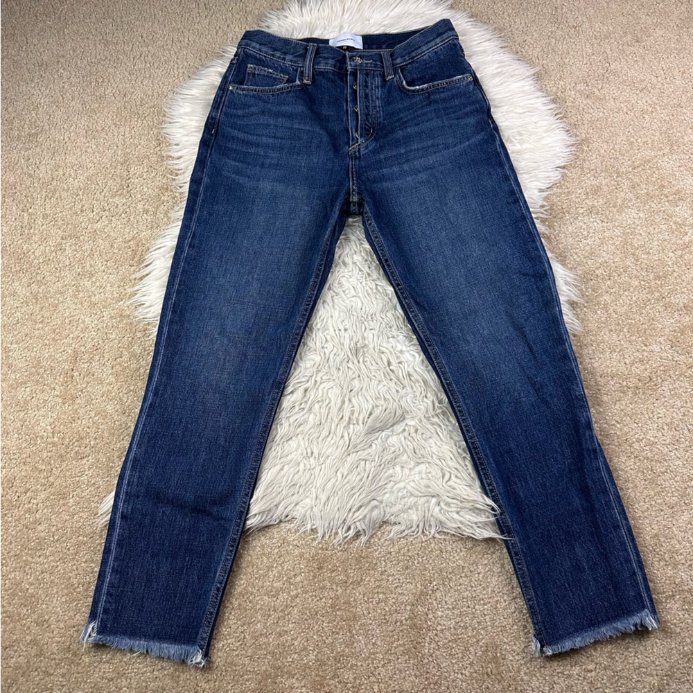 Current/Elliott Medium Wash Exposed Button Fly Cr… - image 3